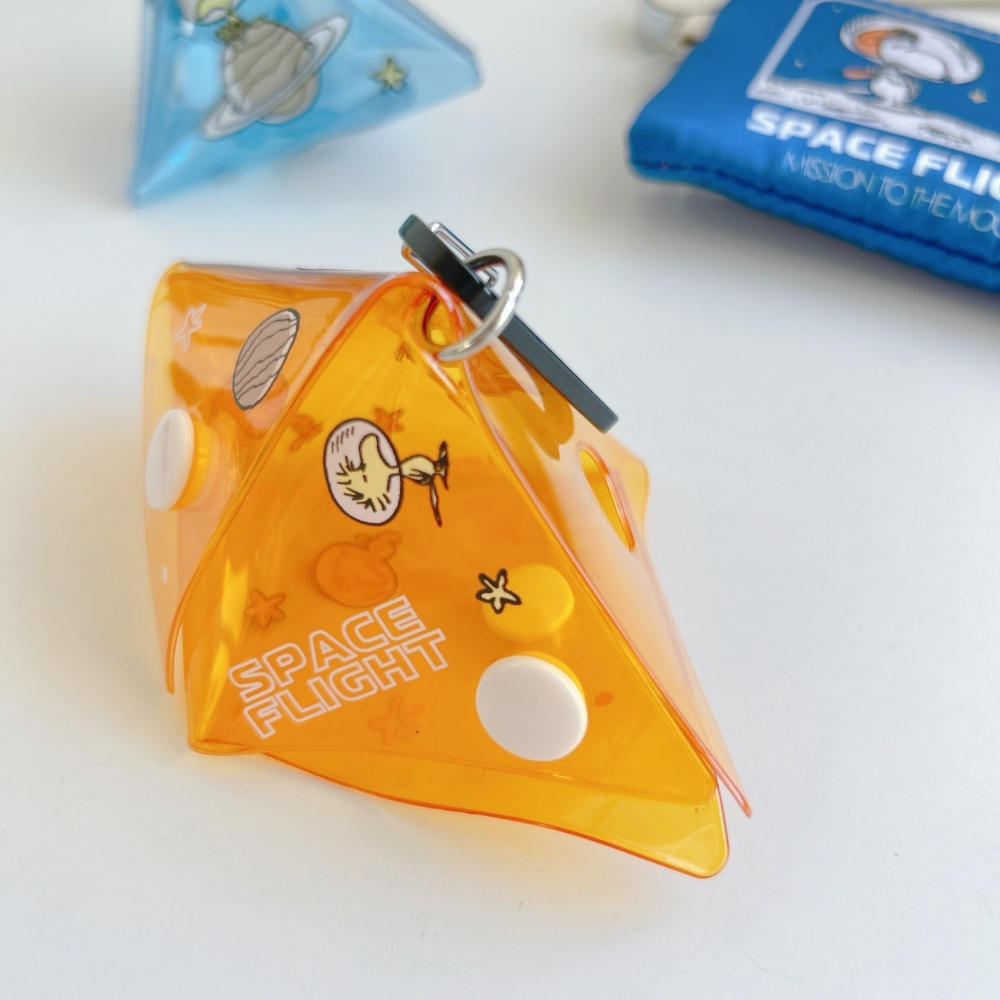 🎈彩虹尾巴🎈史努比太空人系列 三角零錢包 伸縮L型零錢包 伸縮零錢包 SNOOPY-細節圖3