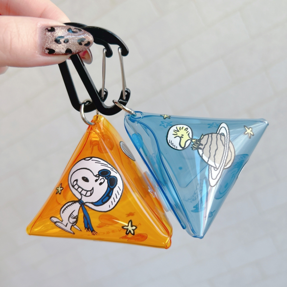 🎈彩虹尾巴🎈史努比太空人系列 三角零錢包 伸縮L型零錢包 伸縮零錢包 SNOOPY-細節圖5