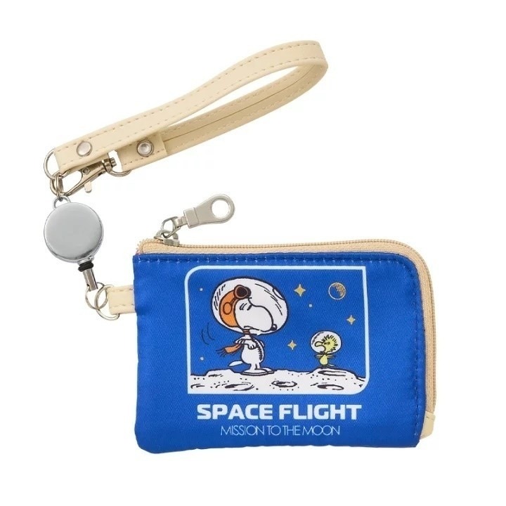 🎈彩虹尾巴🎈史努比太空人系列 三角零錢包 伸縮L型零錢包 伸縮零錢包 SNOOPY-細節圖11