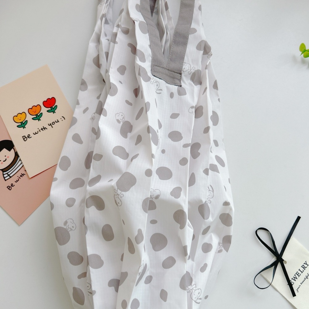 🎈彩虹尾巴🎈Shupatto史努比折疊秒收購物袋 SNOOPY 環保袋 手提袋 折疊購物袋 風琴摺疊購物袋-細節圖4