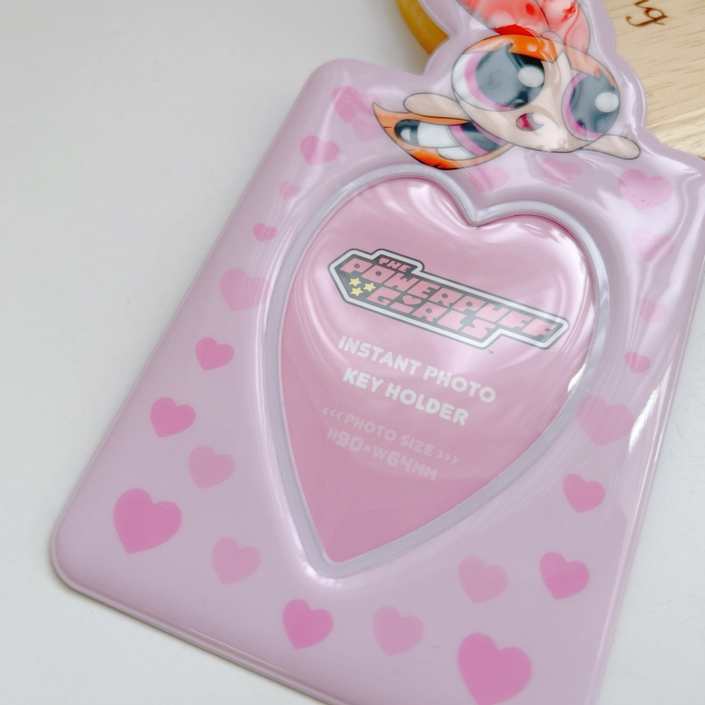 🎈彩虹尾巴🎈飛天小女警照片鑰匙圈 花花 泡泡 毛毛 票卡夾 The Powerpuff Girls-細節圖3