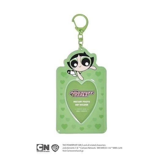 🎈彩虹尾巴🎈飛天小女警照片鑰匙圈 花花 泡泡 毛毛 票卡夾 The Powerpuff Girls-細節圖9