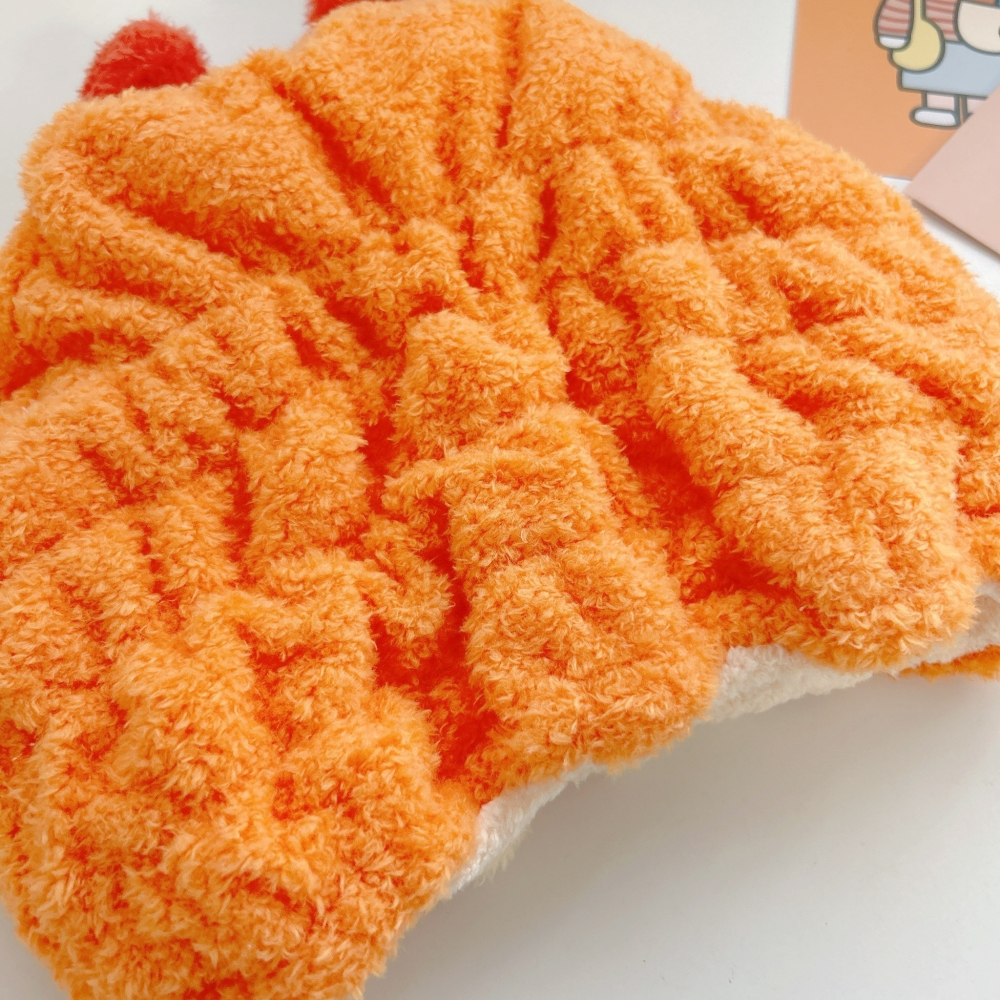 🎈彩虹尾巴🎈 飛天小女警造型吸水帽 花花 泡泡 毛毛 The Powerpuff Girls 乾髮帽 吸水乾髮帽-細節圖6