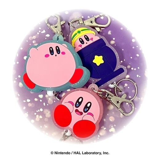 🎈彩虹尾巴🎈星之卡比粉嫩造型伸縮易拉扣 Kirby 鑰匙圈 吊飾 任天堂星之卡比 伸縮鑰匙圈吊飾-細節圖10