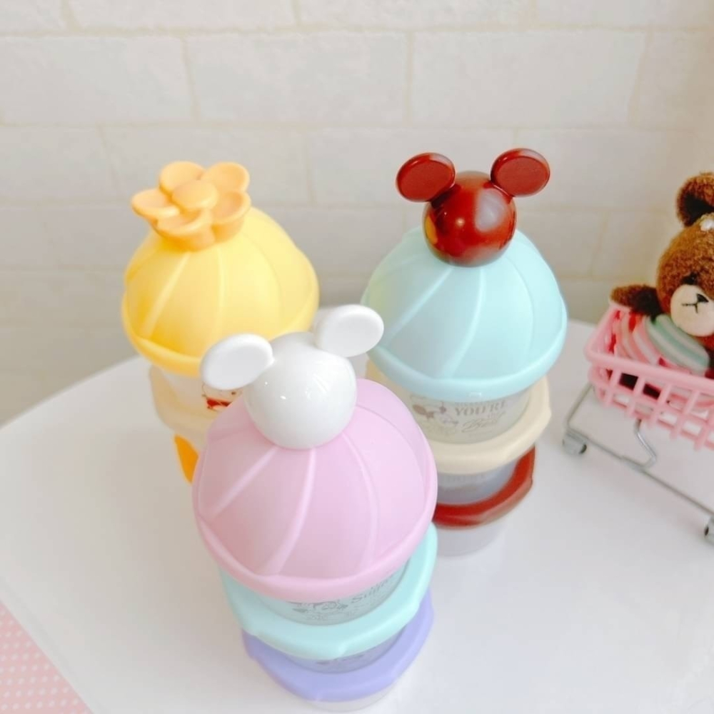 🎈彩虹尾巴🎈日本製 迪士尼造型三層奶粉罐👶🏻米奇 米妮 小熊維尼 米老鼠 Mickey Minnie 維尼熊-細節圖4