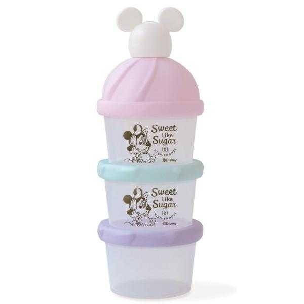 🎈彩虹尾巴🎈日本製 迪士尼造型三層奶粉罐👶🏻米奇 米妮 小熊維尼 米老鼠 Mickey Minnie 維尼熊-細節圖8