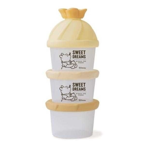 🎈彩虹尾巴🎈日本製 迪士尼造型三層奶粉罐👶🏻米奇 米妮 小熊維尼 米老鼠 Mickey Minnie 維尼熊-細節圖9