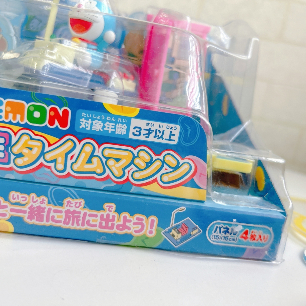 🎈彩虹尾巴🎈哆啦A夢發條行走拼圖軌道組 Doraemon 玩具 時光機-細節圖3