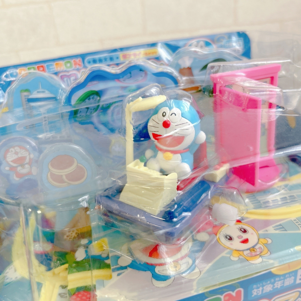🎈彩虹尾巴🎈哆啦A夢發條行走拼圖軌道組 Doraemon 玩具 時光機-細節圖5
