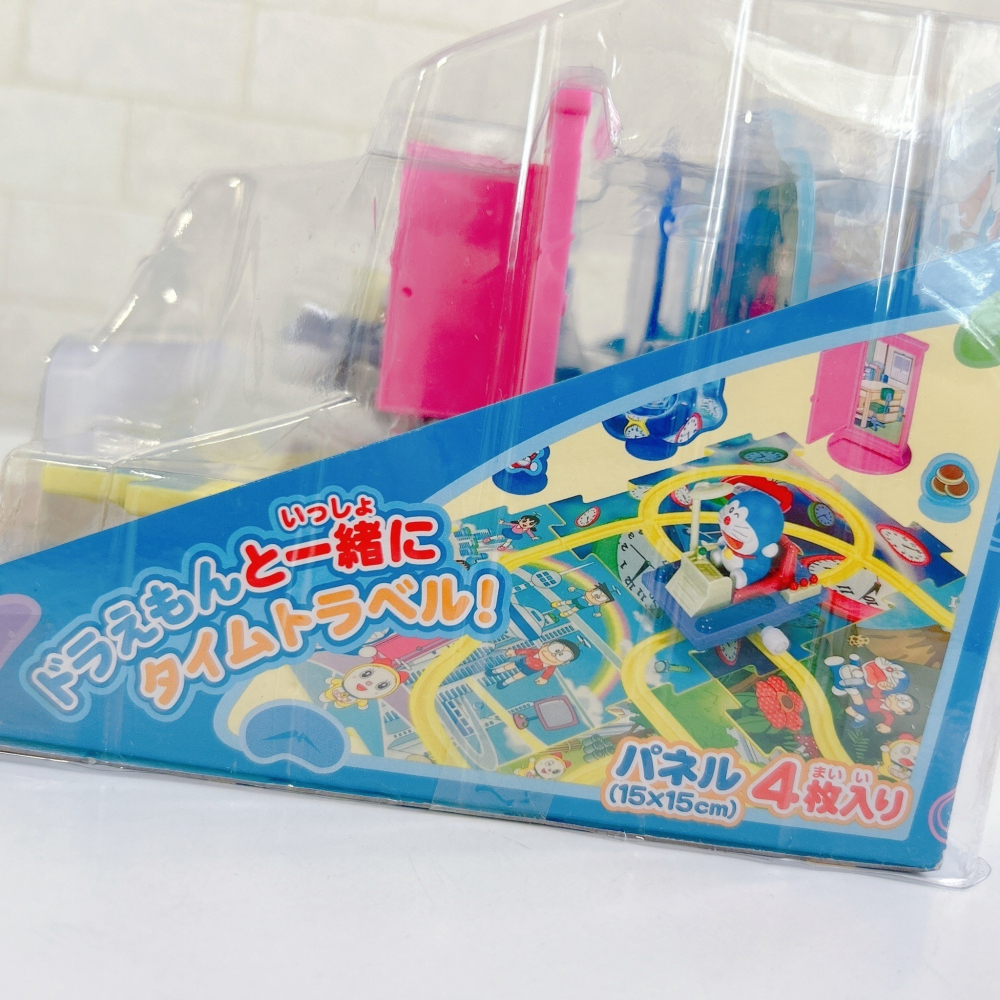 🎈彩虹尾巴🎈哆啦A夢發條行走拼圖軌道組 Doraemon 玩具 時光機-細節圖7