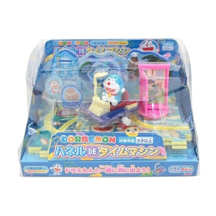 🎈彩虹尾巴🎈哆啦A夢發條行走拼圖軌道組 Doraemon 玩具 時光機-細節圖10