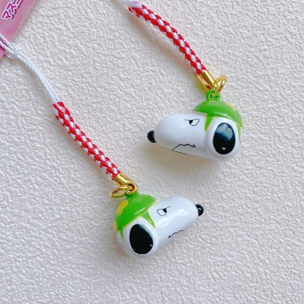 🎈彩虹尾巴🎈 日本 2025史努比蛇年鈴鐺根付 SNOOPY 史奴比 手機吊飾 吊飾 糊塗塌客 糊塗塔克-細節圖4