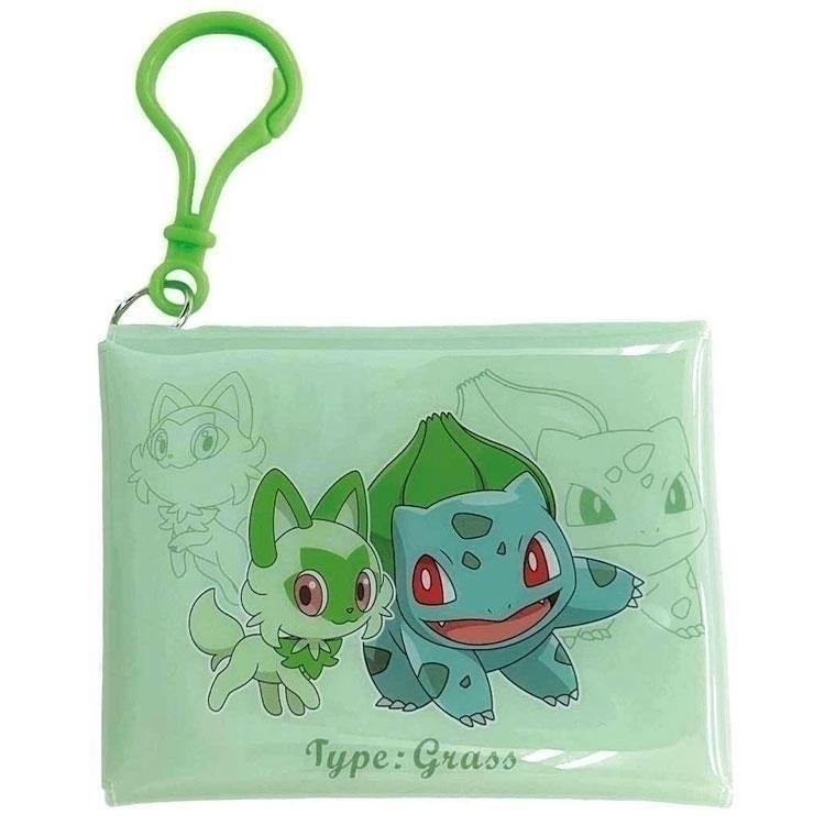 🎈彩虹尾巴🎈寶可夢扣環零錢包 妙蛙種子 新葉貓 傑尼龜 潤水鴨 草系 水系 塑膠零錢包-細節圖8