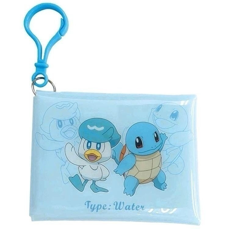 🎈彩虹尾巴🎈寶可夢扣環零錢包 妙蛙種子 新葉貓 傑尼龜 潤水鴨 草系 水系 塑膠零錢包-細節圖9