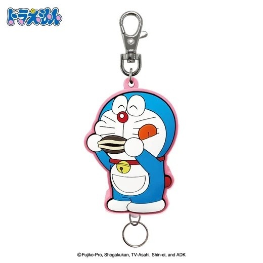 🎈彩虹尾巴🎈哆啦A夢造型伸縮易拉扣 小叮噹  Doraemon 銅鑼燒 竹蜻蜓 鑰匙圈掛勾-細節圖7