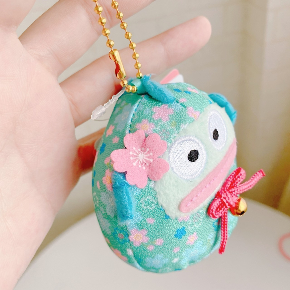 🎈彩虹尾巴🎈三麗鷗櫻花系列不倒翁珠鍊吊飾 美樂蒂 酷洛米 大耳狗 人魚漢頓 達摩掛飾娃娃 吊飾娃娃 櫻花糰子 圓圓-細節圖2