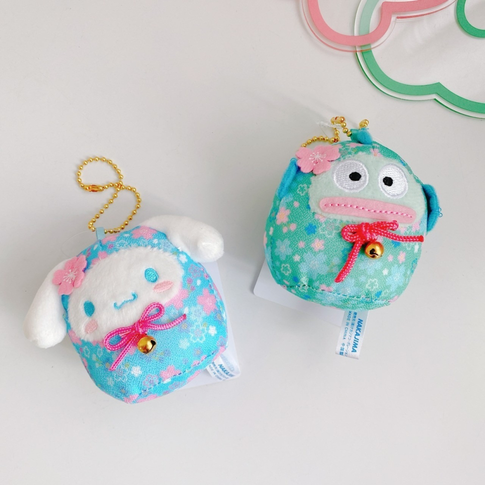 🎈彩虹尾巴🎈三麗鷗櫻花系列不倒翁珠鍊吊飾 美樂蒂 酷洛米 大耳狗 人魚漢頓 達摩掛飾娃娃 吊飾娃娃 櫻花糰子 圓圓-細節圖5