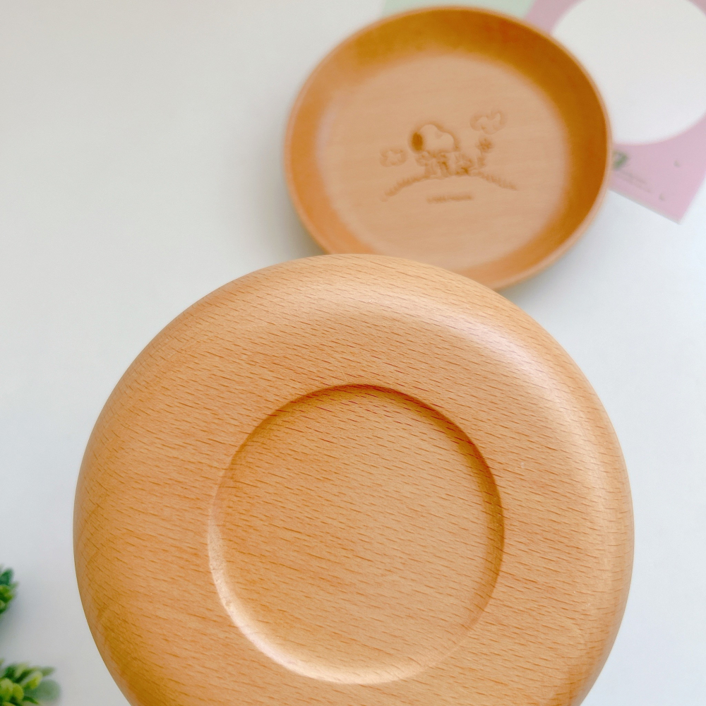 🎈彩虹尾巴🎈史努比木製系列小圓盤 SNOOPY 史奴比 小盤子 盤子 木盤-細節圖3