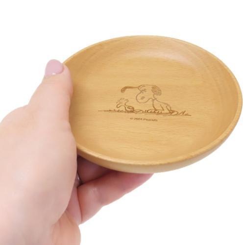 🎈彩虹尾巴🎈史努比木製系列小圓盤 SNOOPY 史奴比 小盤子 盤子 木盤-細節圖7