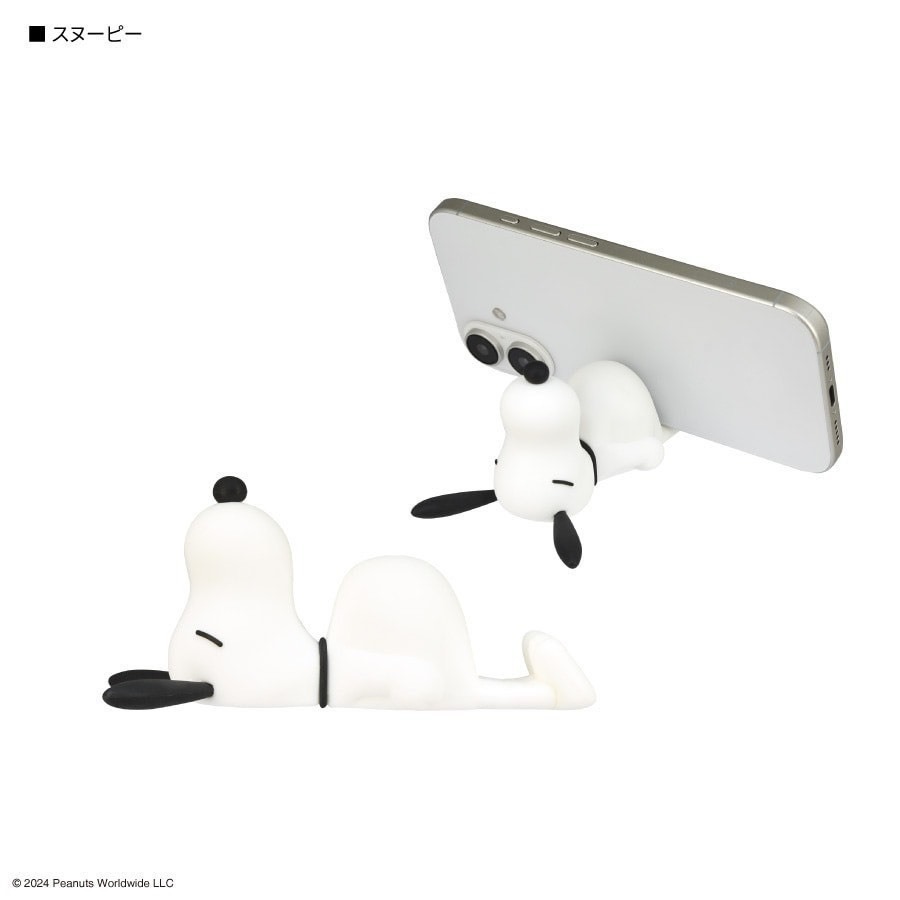 🎈彩虹尾巴🎈史努比2彈造型手機支架 SNOOPY 史奴比 坐姿 平躺 躺平-細節圖6