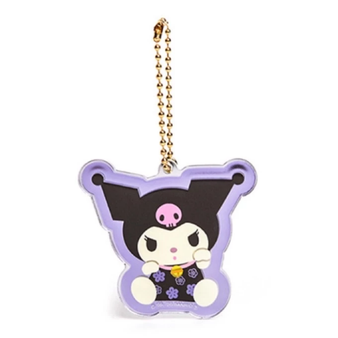 🎈彩虹尾巴🎈壓克力造型吊鍊 日本製 三麗鷗 美樂蒂 酷洛米 大眼蛙 招財貓造型 店鋪限定款 裝扮貓-規格圖4