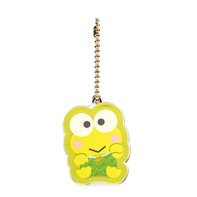 🎈彩虹尾巴🎈壓克力造型吊鍊 日本製 三麗鷗 美樂蒂 酷洛米 大眼蛙 招財貓造型 店鋪限定款 裝扮貓-規格圖4