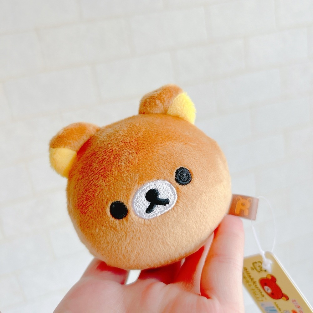 🎈彩虹尾巴🎈日本製懶熊絨毛娃娃捏捏樂 拉拉熊 髮圈 懶懶熊 小白熊 牛奶熊 懶妹 圓形娃娃-細節圖3