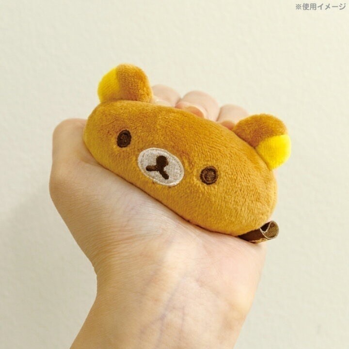 🎈彩虹尾巴🎈日本製懶熊絨毛娃娃捏捏樂 拉拉熊 髮圈 懶懶熊 小白熊 牛奶熊 懶妹 圓形娃娃-細節圖7