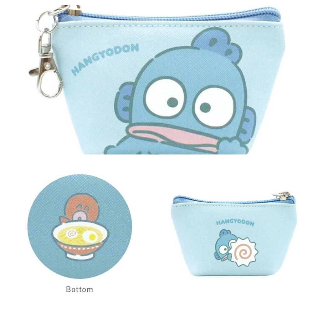 🎈彩虹尾巴🎈三麗鷗三角零錢包附扣  KITTY 美樂蒂 酷洛米 大耳狗 雙子星 人魚漢頓 小物包-細節圖7