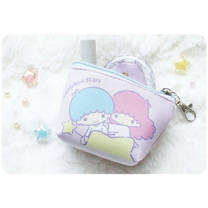 🎈彩虹尾巴🎈三麗鷗三角零錢包附扣  KITTY 美樂蒂 酷洛米 大耳狗 雙子星 人魚漢頓 小物包-細節圖8