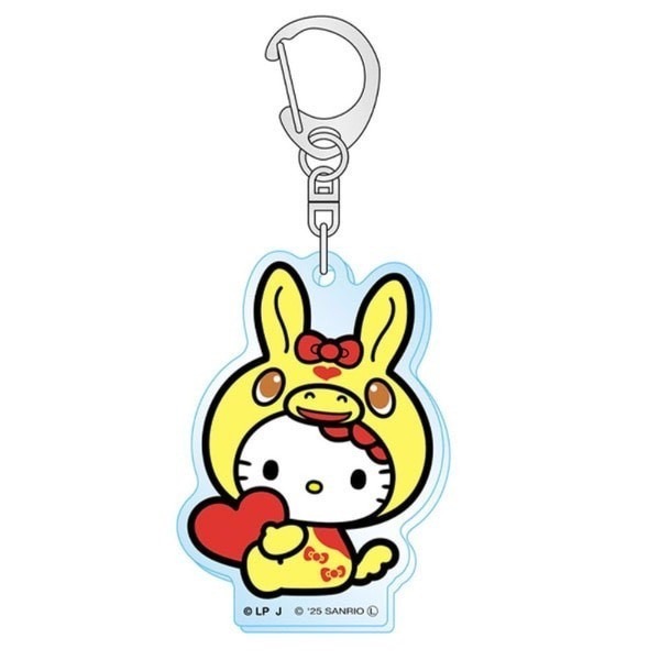 🎈彩虹尾巴🎈三麗鷗&RODY跳跳馬聯名限定壓克力鑰匙圈 KITTY 美樂蒂 酷洛米 大耳狗 布丁狗花小兔 壓克力吊飾-細節圖4