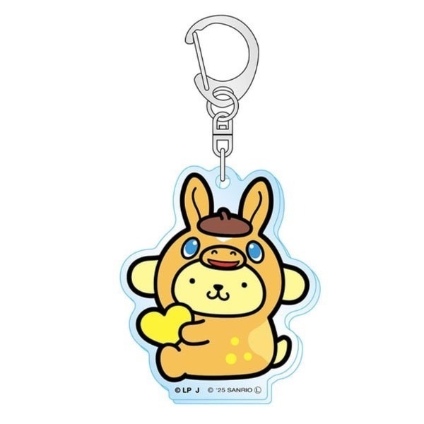 🎈彩虹尾巴🎈三麗鷗&RODY跳跳馬聯名限定壓克力鑰匙圈 KITTY 美樂蒂 酷洛米 大耳狗 布丁狗花小兔 壓克力吊飾-細節圖8