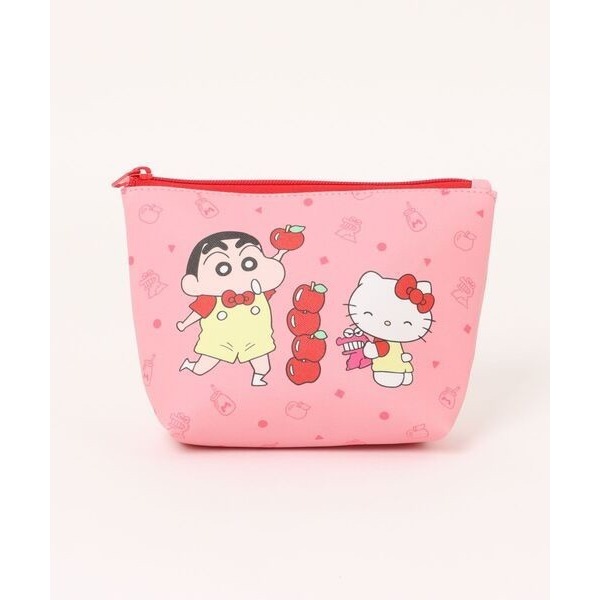 🎈彩虹尾巴🎈三麗鷗x蠟筆小新 收納萬用包 Kitty 酷企鵝 Hapidanbui 人魚漢頓 大眼蛙小物包 收納包-細節圖6