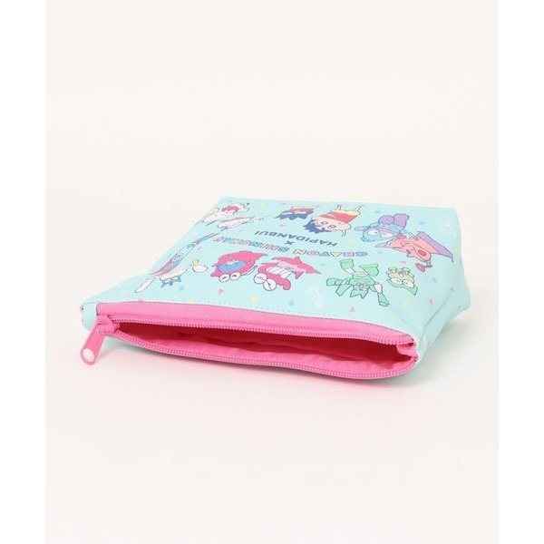 🎈彩虹尾巴🎈三麗鷗x蠟筆小新 收納萬用包 Kitty 酷企鵝 Hapidanbui 人魚漢頓 大眼蛙小物包 收納包-細節圖11