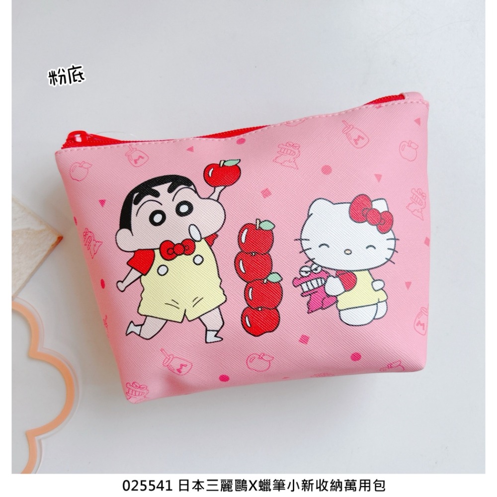 🎈彩虹尾巴🎈三麗鷗x蠟筆小新 收納萬用包 Kitty 酷企鵝 Hapidanbui 人魚漢頓 大眼蛙小物包 收納包-規格圖11