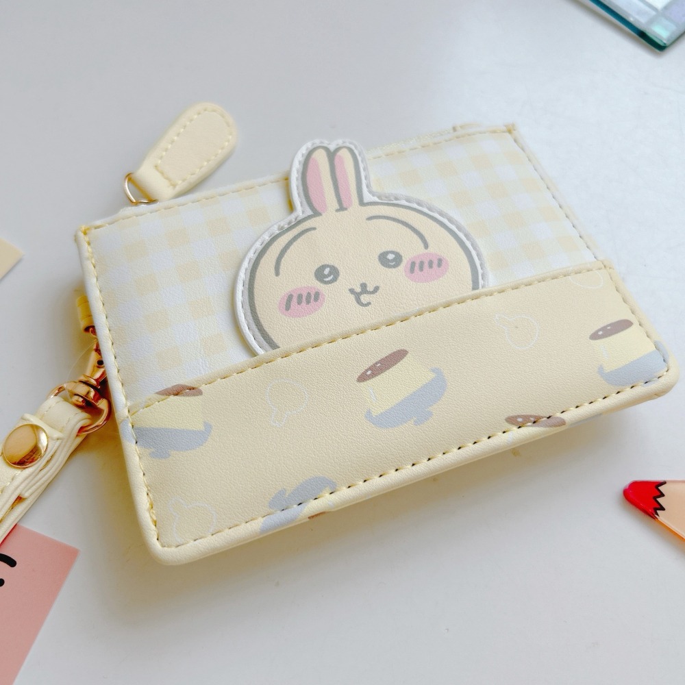 🎈彩虹尾巴🎈吉伊卡哇短夾零錢包附繩 烏薩奇 兔兔 零錢包 Chiikawa-細節圖3