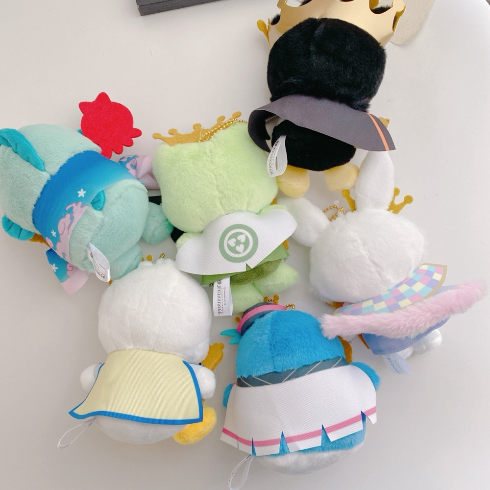 🎈彩虹尾巴🎈三麗鷗國王珠鍊娃娃吊飾 KITTY酷洛米美樂蒂布丁狗大耳狗帕恰狗人魚漢頓酷企鵝貝克鴨大眼蛙許願兔雙星仙子-細節圖6