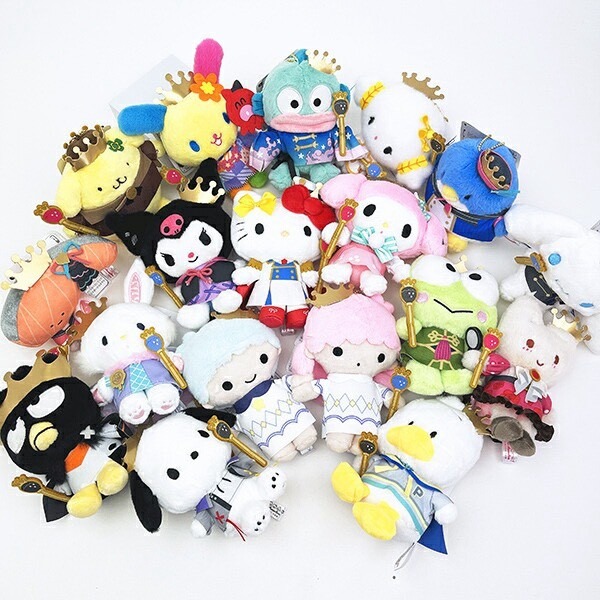 🎈彩虹尾巴🎈三麗鷗國王珠鍊娃娃吊飾 KITTY酷洛米美樂蒂布丁狗大耳狗帕恰狗人魚漢頓酷企鵝貝克鴨大眼蛙許願兔雙星仙子-細節圖7