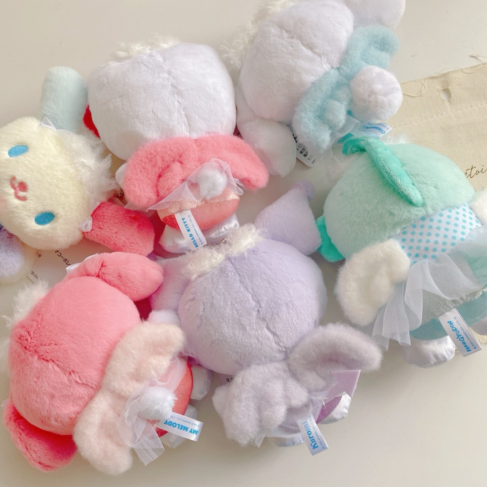 🎈彩虹尾巴🎈三麗鷗夢幻蓬蓬裙系列珠鍊娃娃吊飾 天使芭蕾舞 KITTY 大耳狗 美樂蒂 酷洛米 人魚漢頓 玩偶吊飾-細節圖5