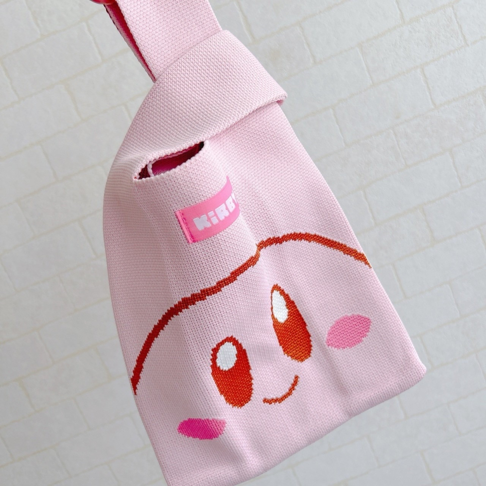 🎈彩虹尾巴🎈星之卡比針織手提袋 Kirby 手提袋 卡比之星 購物袋-細節圖3