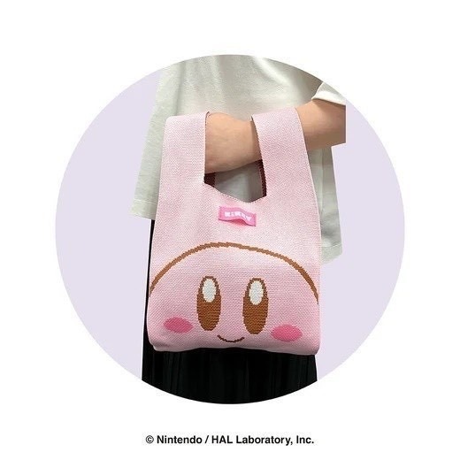 🎈彩虹尾巴🎈星之卡比針織手提袋 Kirby 手提袋 卡比之星 購物袋-細節圖8