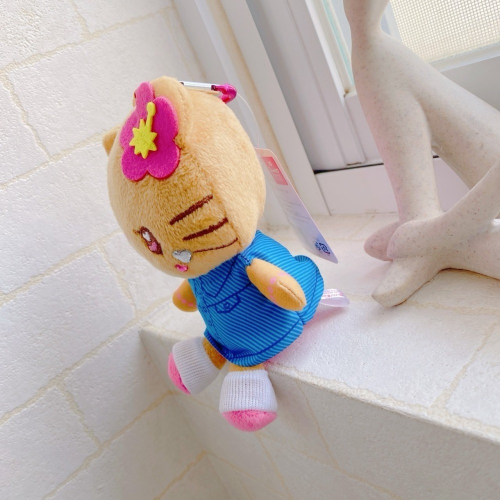 🎈彩虹尾巴🎈三麗鷗水汪汪豹紋系列愛心扣環娃娃包吊飾 KITTY 凱蒂貓 黑色平成辣妹 娃娃吊飾 玩偶 蝴蝶結 水鑽-細節圖2