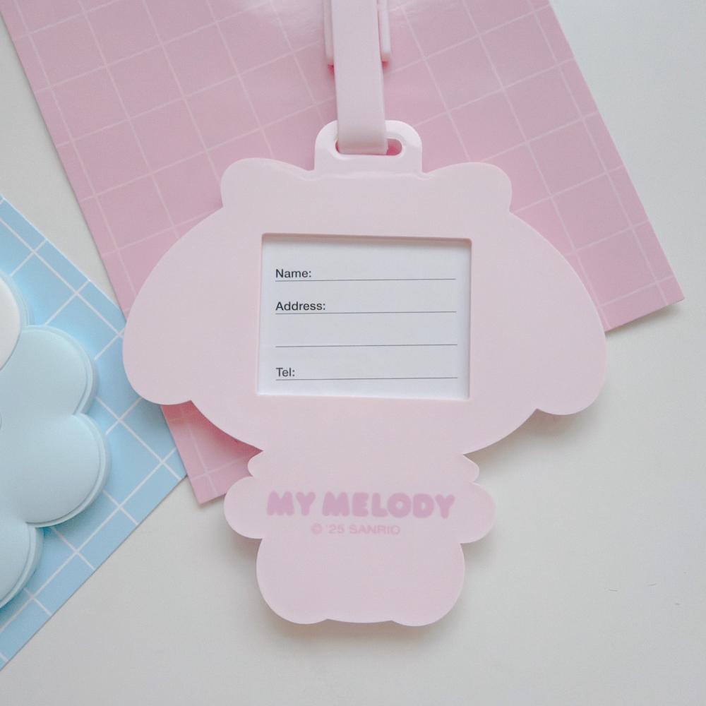 🎈彩虹尾巴🎈三麗鷗旅行系列行李吊牌 美樂蒂 大耳狗 喜拿 行李箱掛牌 包包吊牌 行李箱吊牌-細節圖3