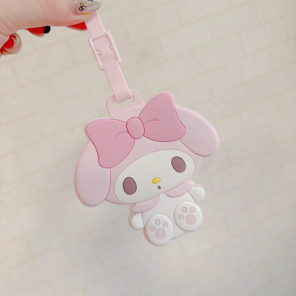 🎈彩虹尾巴🎈三麗鷗旅行系列行李吊牌 美樂蒂 大耳狗 喜拿 行李箱掛牌 包包吊牌 行李箱吊牌-細節圖4