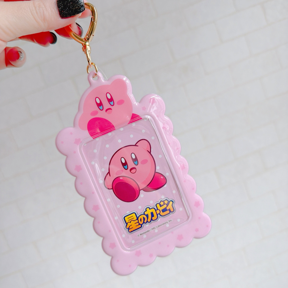 🎈彩虹尾巴🎈星之卡比愛心扣票卡鑰匙圈 Kirby 星星卡比 卡比之星 瓦豆魯迪-細節圖5