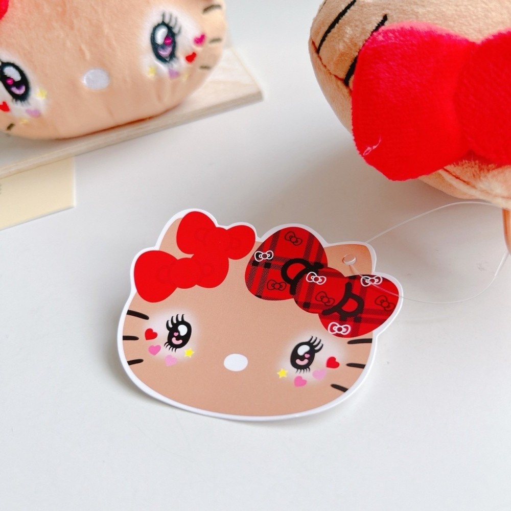 🎈彩虹尾巴🎈KITTY平成109辣妹珠鍊零錢包 凱蒂貓 平成辣妹 烤焦色 辣妹風格-細節圖6