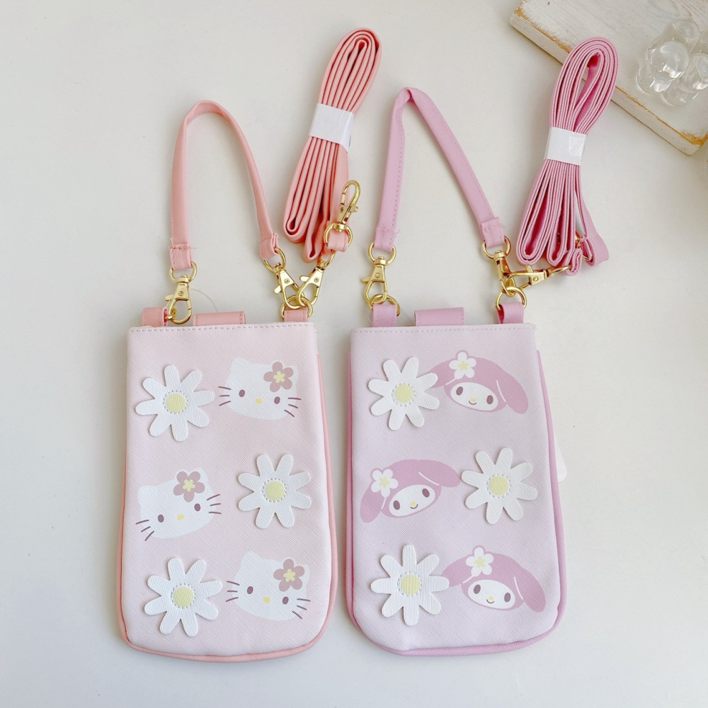🎈彩虹尾巴🎈三麗鷗雛菊系列2用手提側背袋 KITTY 美樂蒂 小包 斜背包 手提包-細節圖7