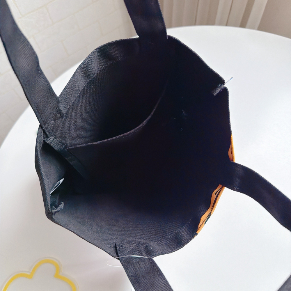 🎈彩虹尾巴🎈史努比帆布手提袋 SNOOPY 太空人 提袋 黑色-細節圖4