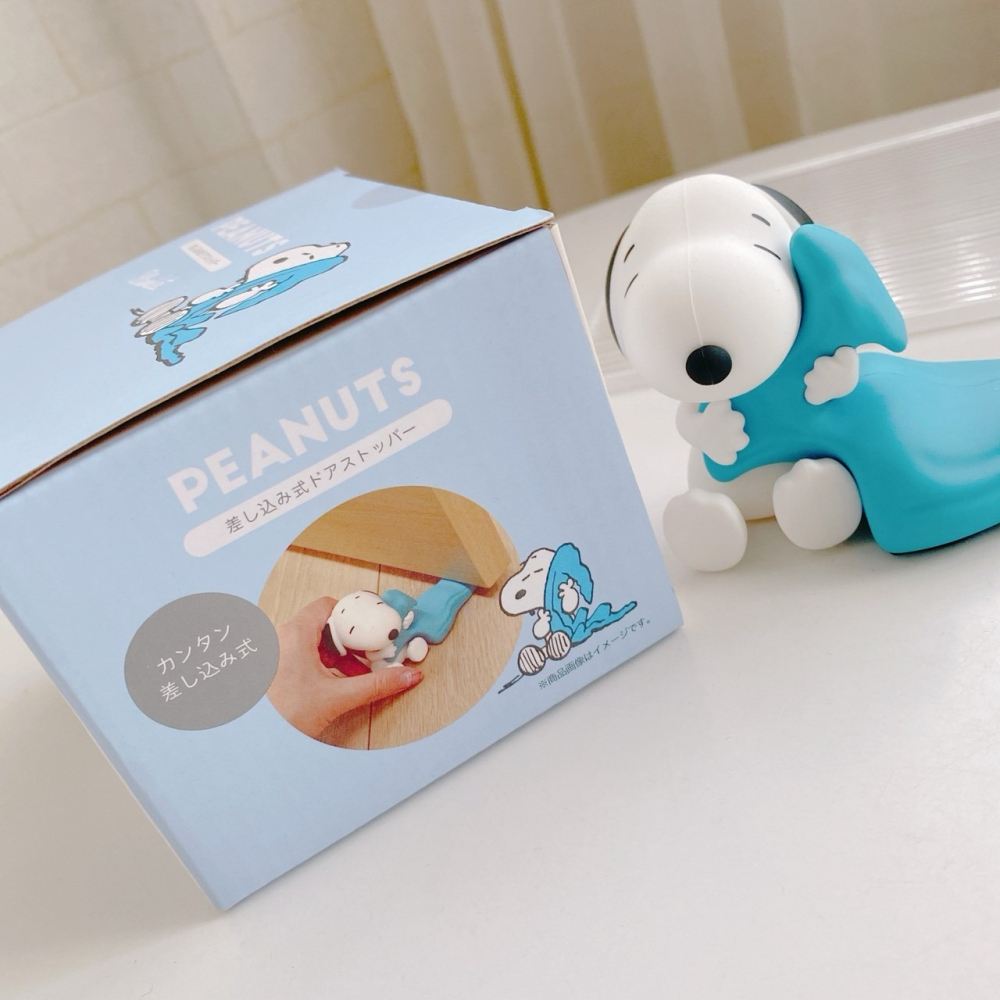 🎈彩虹尾巴🎈史努比抱毛巾造型止滑門擋 SNOOPY 公仔門擋 門檔-細節圖8