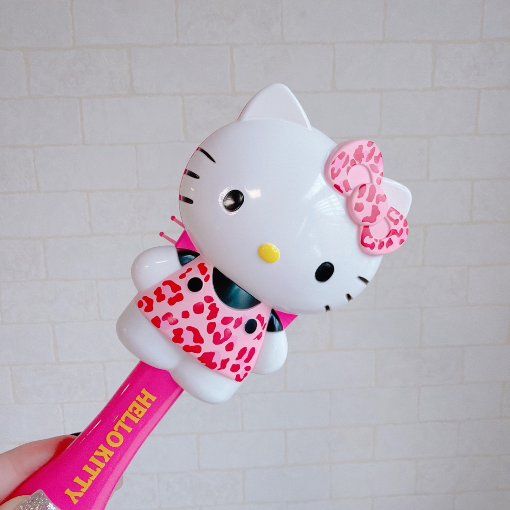 🎈彩虹尾巴🎈KITTY豹紋系列造型梳子 凱蒂貓 泳裝豹紋 手拿梳 曬黑 日燒-細節圖5